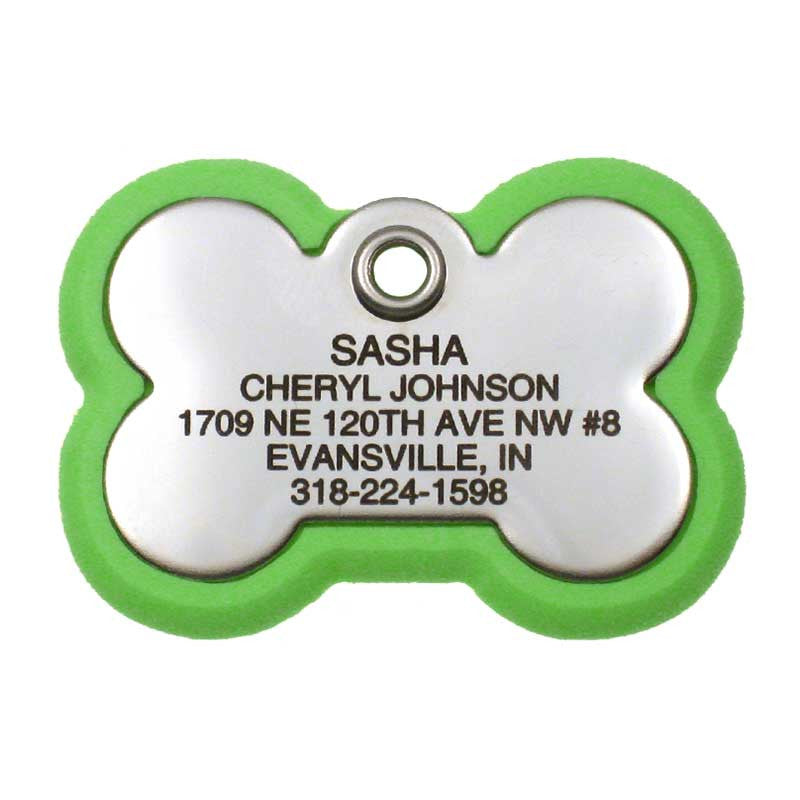 Bone Frame Tag, - Lucky Pet
